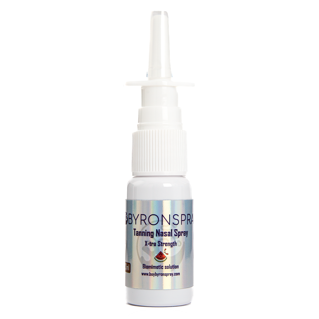 ByronSpray Tanning Nasal Spray on a white background