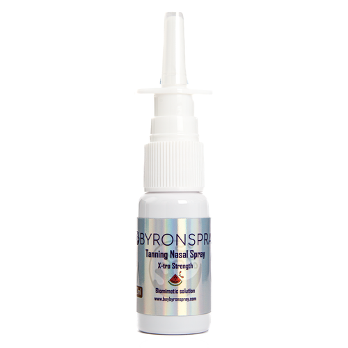 ByronSpray Tanning Nasal Spray on a white background